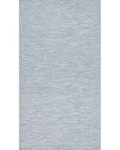 Dywan DERINCE Błękitny 80 x 150 cm Bawełna