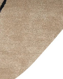 Dywan DIGRI Beżowy ø 200 cm Wiskoza
