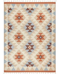 Dywan DILIJAN Kolorowy 160 x 230 cm Bawełna Kilim