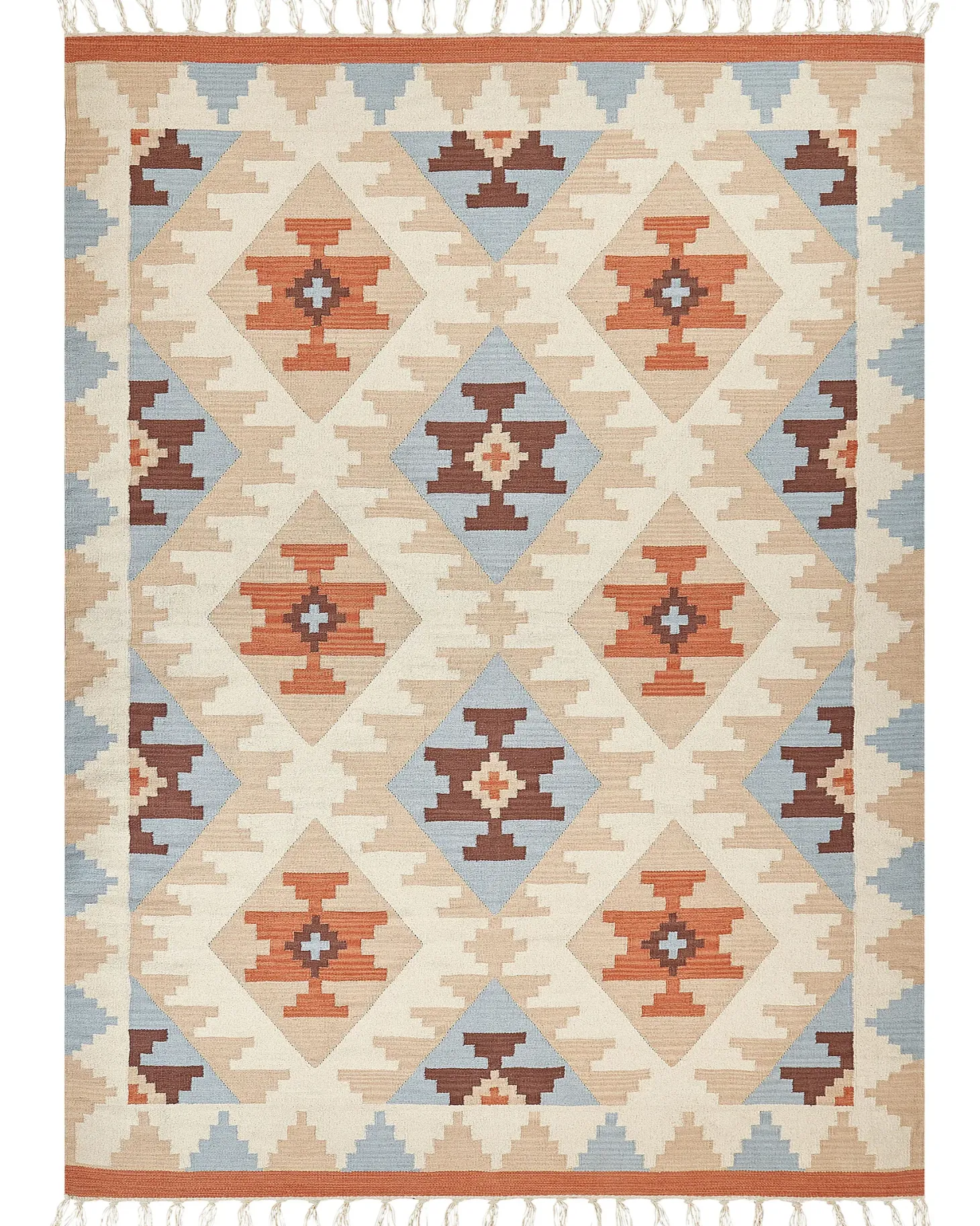 Dywan DILIJAN Kolorowy 160 x 230 cm Bawełna Kilim