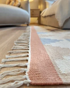 Dywan DILIJAN Kolorowy 160 x 230 cm Bawełna Kilim