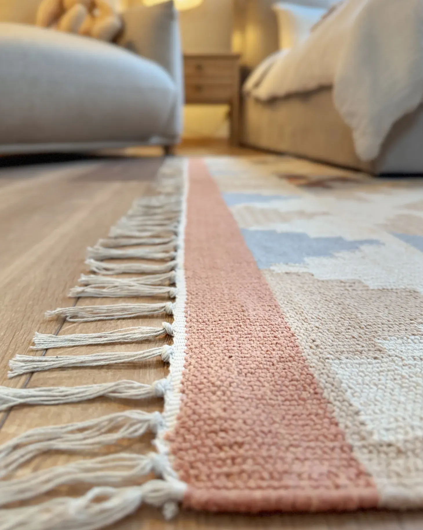 Dywan DILIJAN Kolorowy 160 x 230 cm Bawełna Kilim