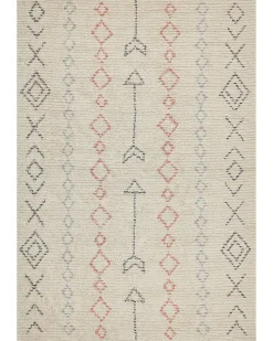 Dywan DISPUR Beżowy 160 x 230 cm Bawełna