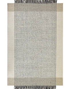 Dywan DIVARLI Beżowy 140 x 200 cm Wełna