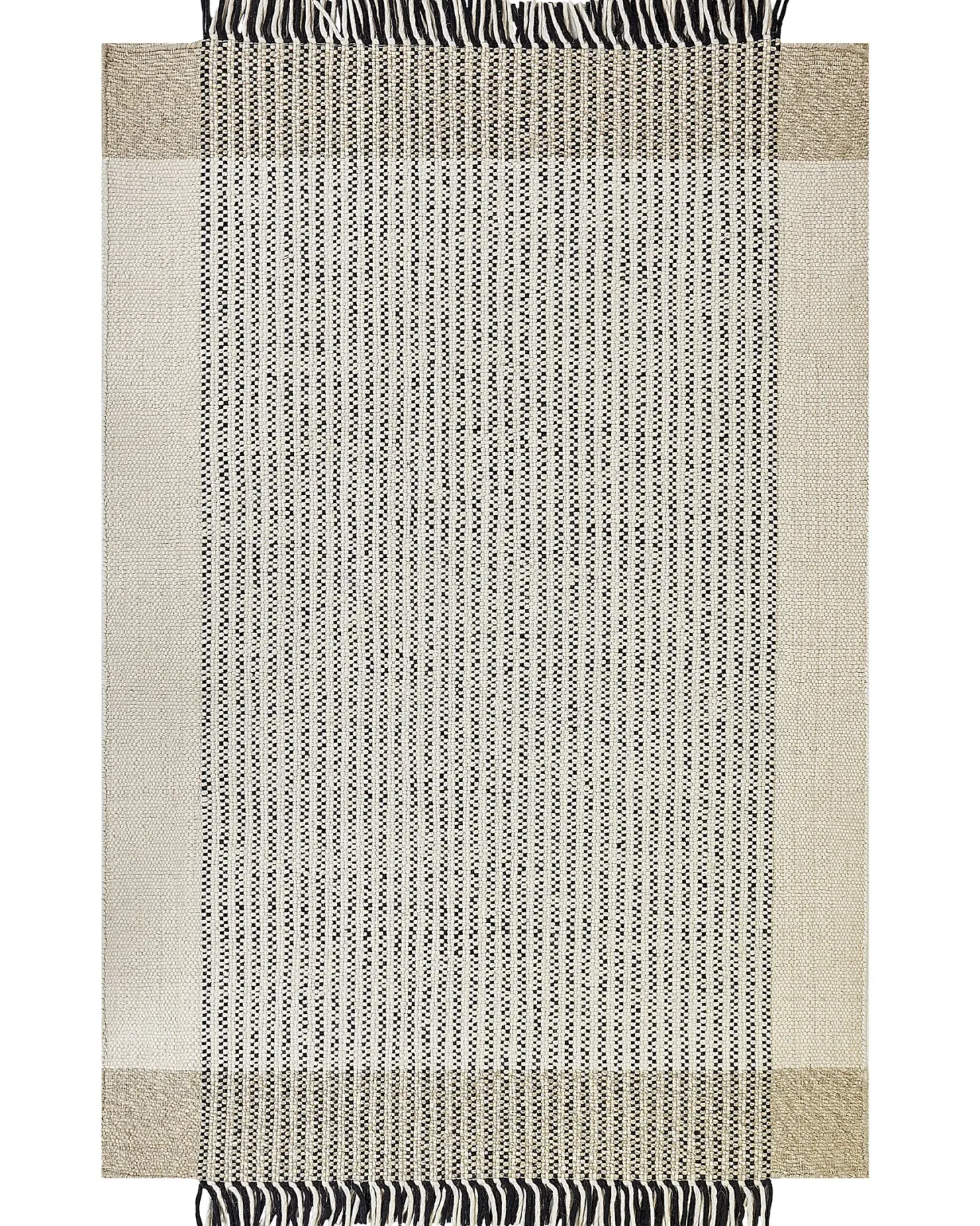 Dywan DIVARLI Beżowy 140 x 200 cm Wełna