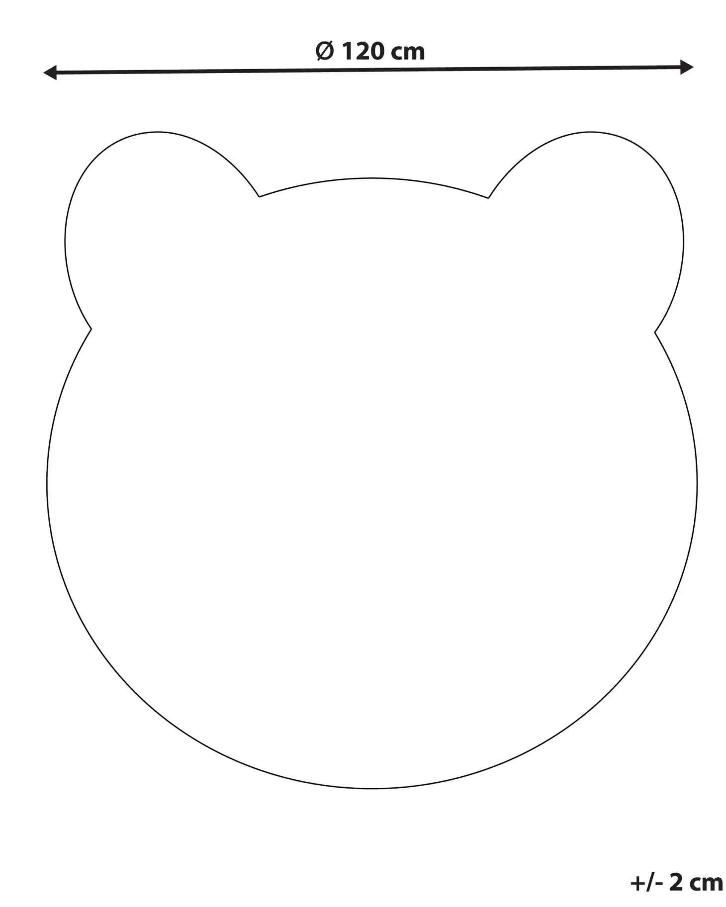 Dywan dziecięcy COLARGOL Brązowy ø 120 cm