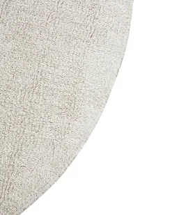 Dywan dziecięcy HEART Beżowy ø 140 cm Bawełna