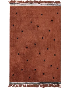Dywan dziecięcy LAZA Brązowy 140 x 200 cm Bawełna