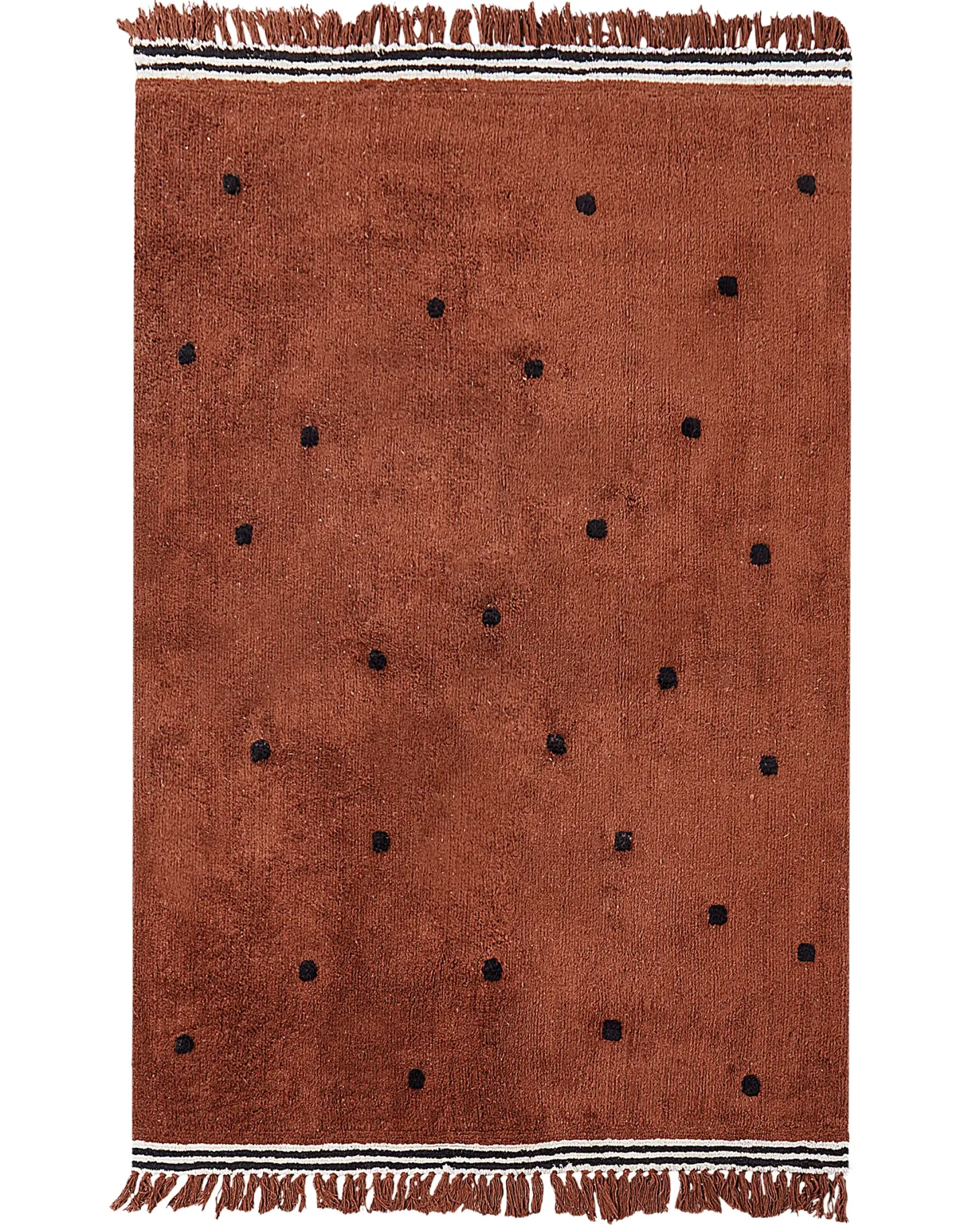Dywan dziecięcy LAZA Brązowy 140 x 200 cm Bawełna