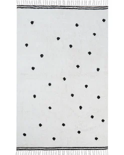 Dywan dziecięcy LAZA Złamana biel 140 x 200 cm Bawełna