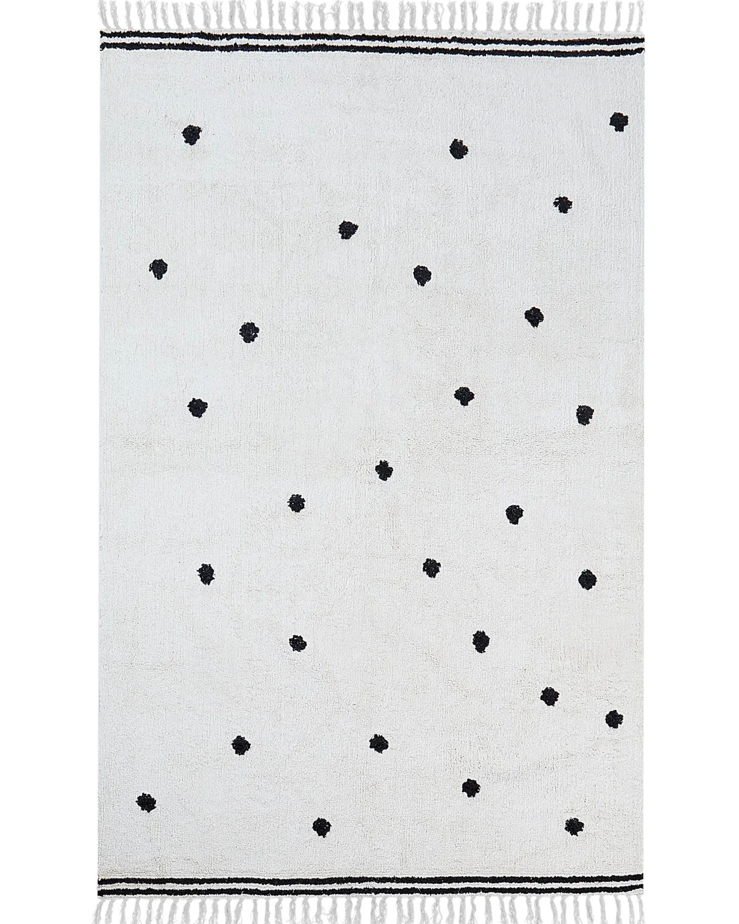 Dywan dziecięcy LAZA Złamana biel 140 x 200 cm Bawełna