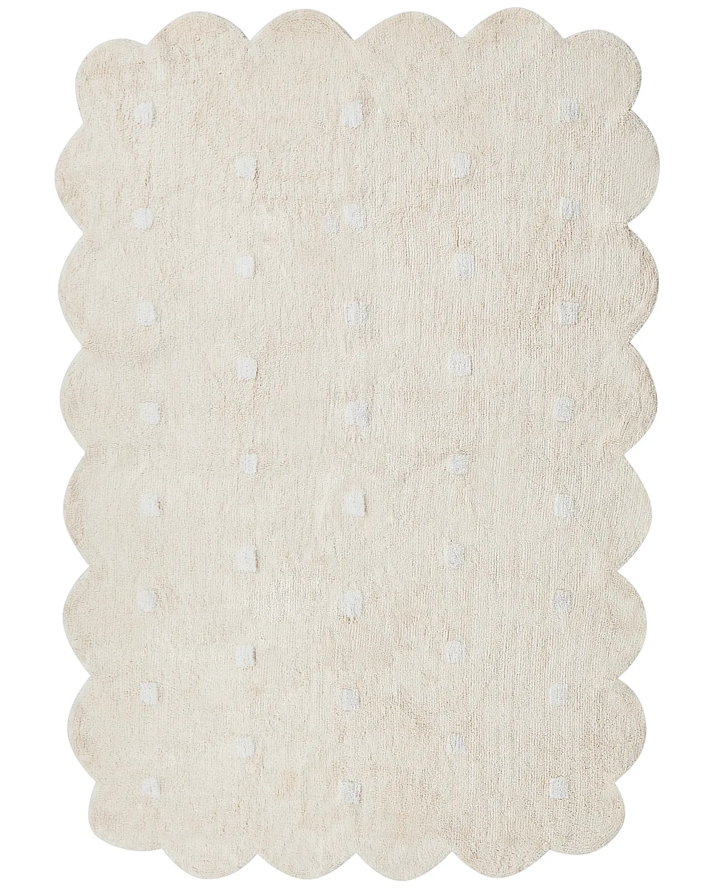 Dywan dziecięcy SAREKI Beżowy 140 x 200 cm Bawełna