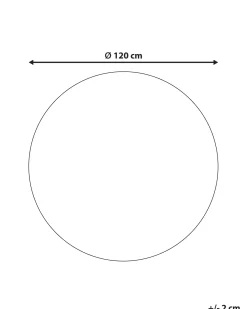 Dywan dziecięcy VURGUN Ciemnoniebieski ø 120 cm Bawełna