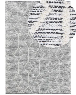 Dywan EDREMIT Szary 140 x 200 cm Bawełna