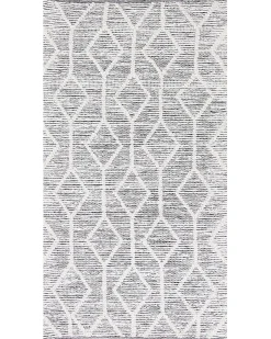 Dywan EDREMIT Szary 80 x 150 cm Wełna
