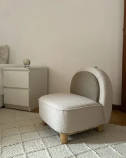 Dywan ELLEK Biały 160 x 230 cm Wełna