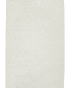 Dywan ELLEK Biały 160 x 230 cm Wełna