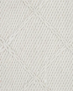 Dywan ELLEK Biały 160 x 230 cm Wełna