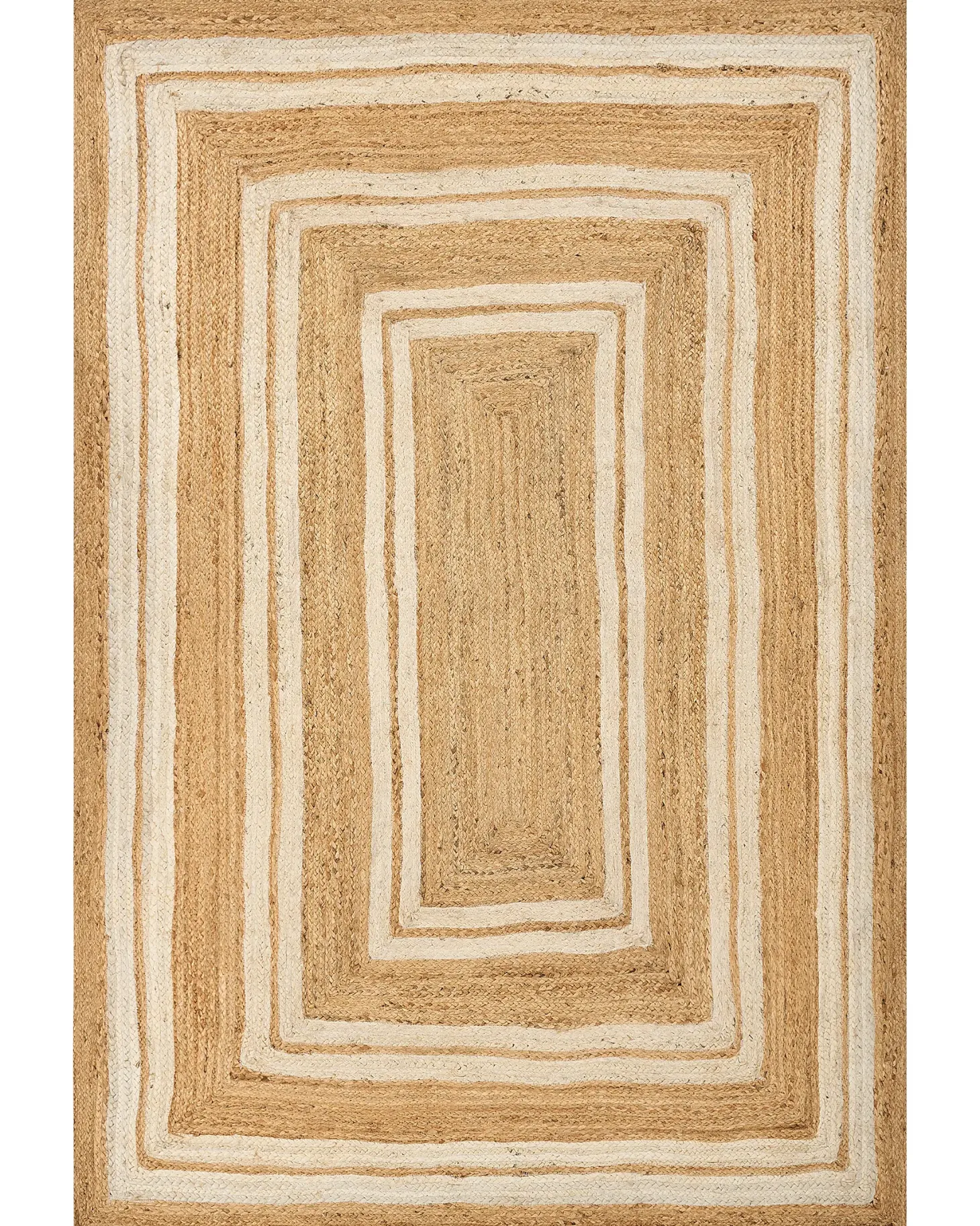 Dywan ELMALI Beżowy 200 x 300 cm Juta