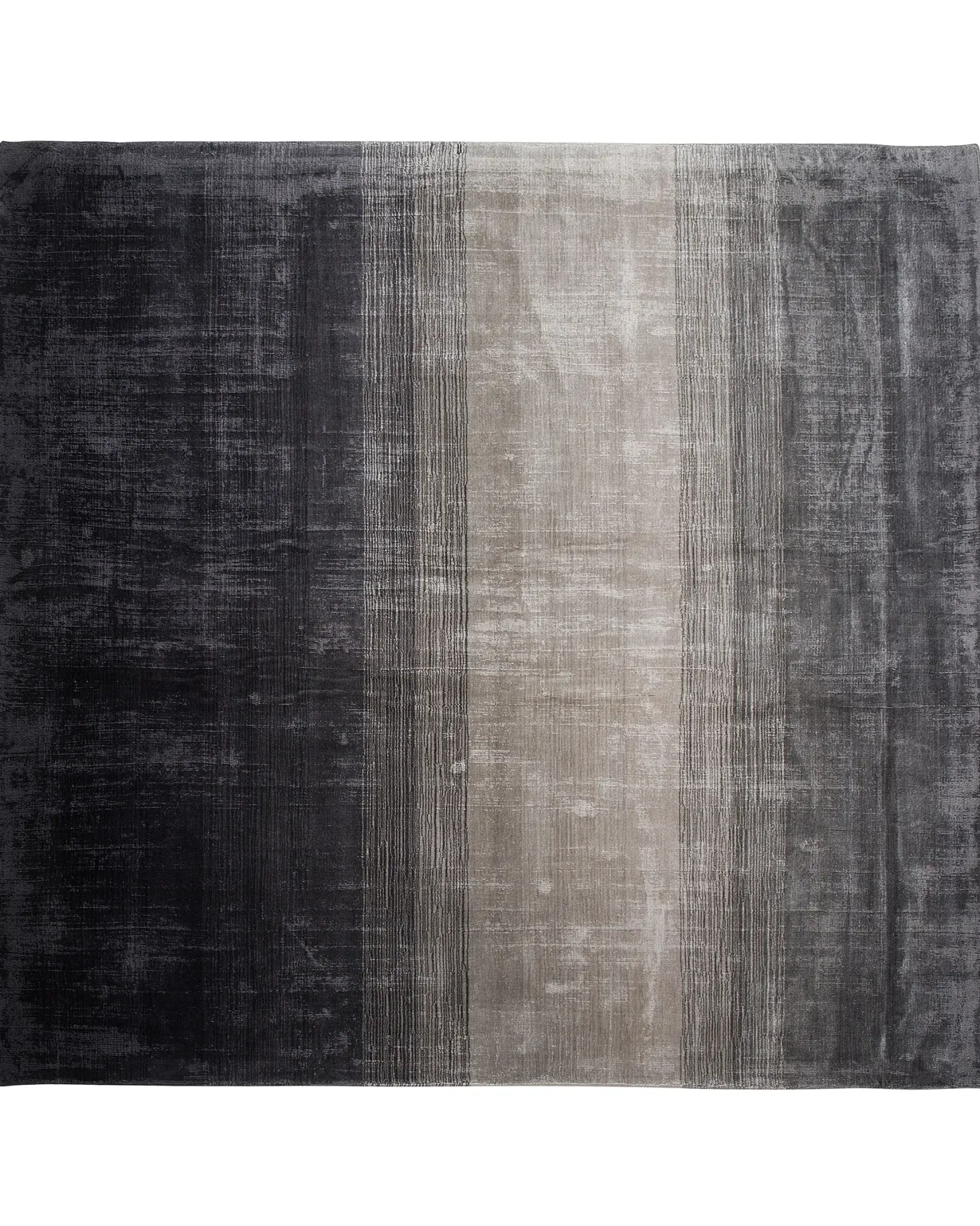 Dywan ERCIS Czarny 200 x 200 cm Wiskoza
