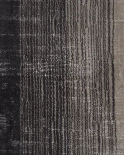 Dywan ERCIS Czarny 200 x 200 cm Wiskoza