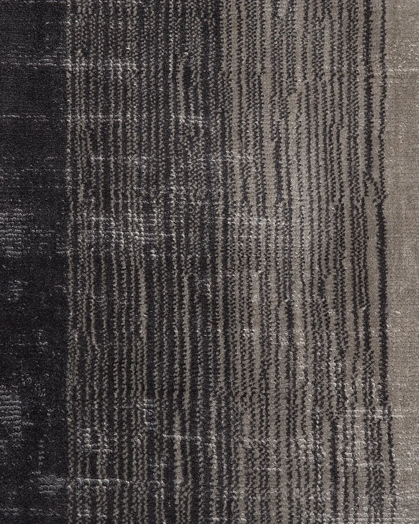 Dywan ERCIS Czarny 200 x 200 cm Wiskoza