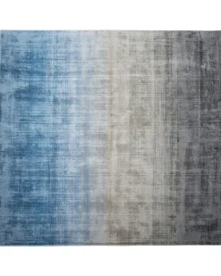 Dywan ERCIS Niebieski 200 x 200 cm Wiskoza