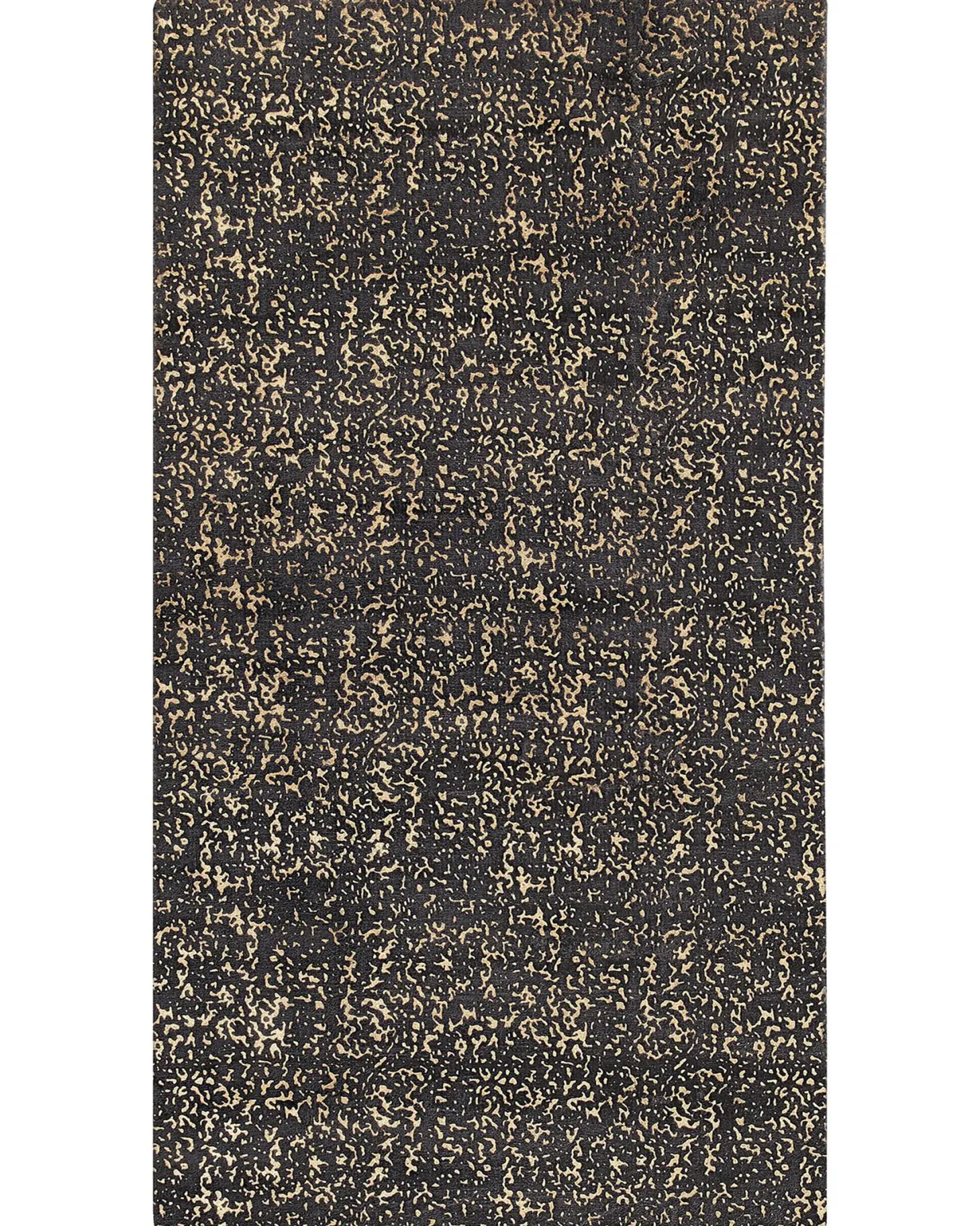 Dywan ESEL Złoty 80 x 150 cm Wiskoza