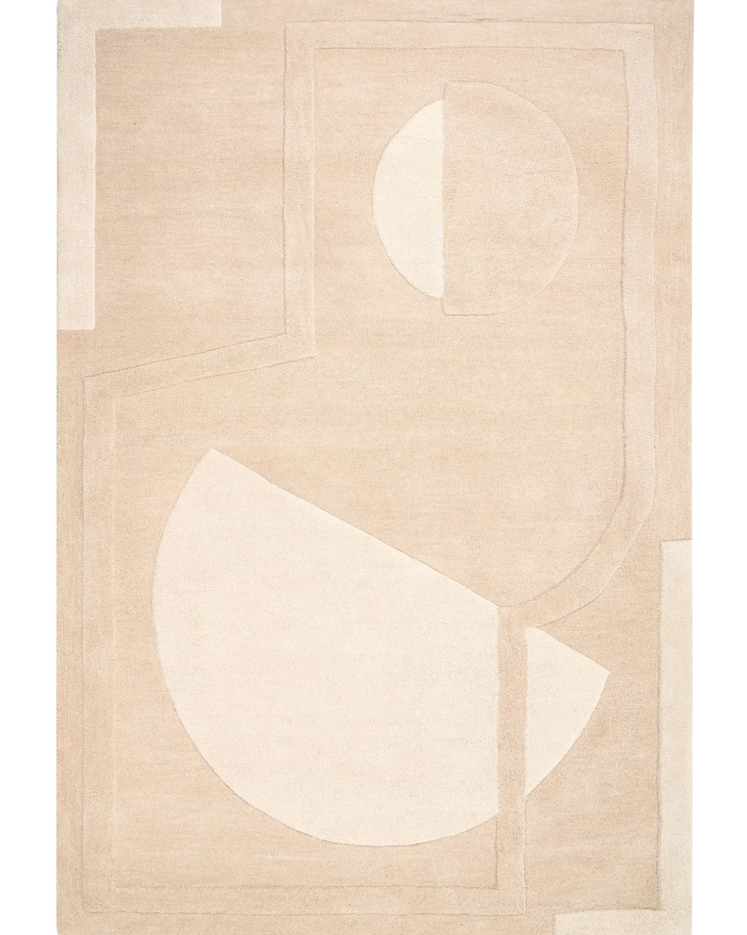 Dywan GAYA Beżowy 200 x 300 cm Wełna