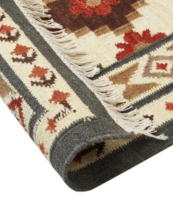 Dywan GHUKASAVAN Kolorowy 200 x 300 cm Wełna Kilim