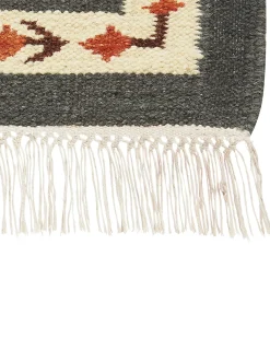 Dywan GHUKASAVAN Kolorowy 200 x 300 cm Wełna Kilim
