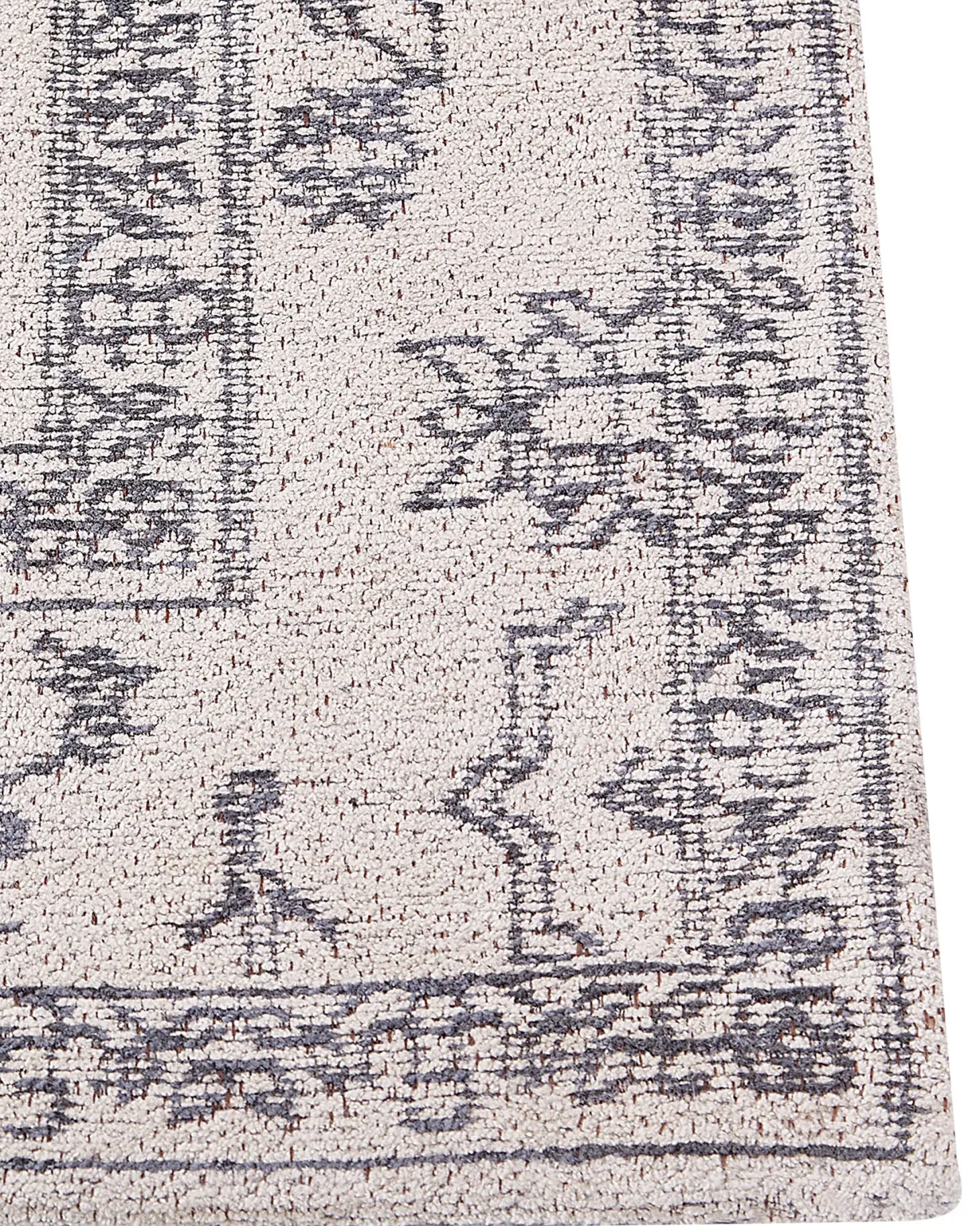 Dywan GOLLER Beżowy 80 x 300 cm Bawełna