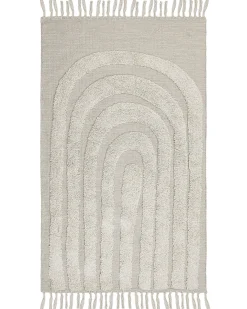 Dywan HAKKARI Jasnobeżowy 80 x 150 cm Bawełna
