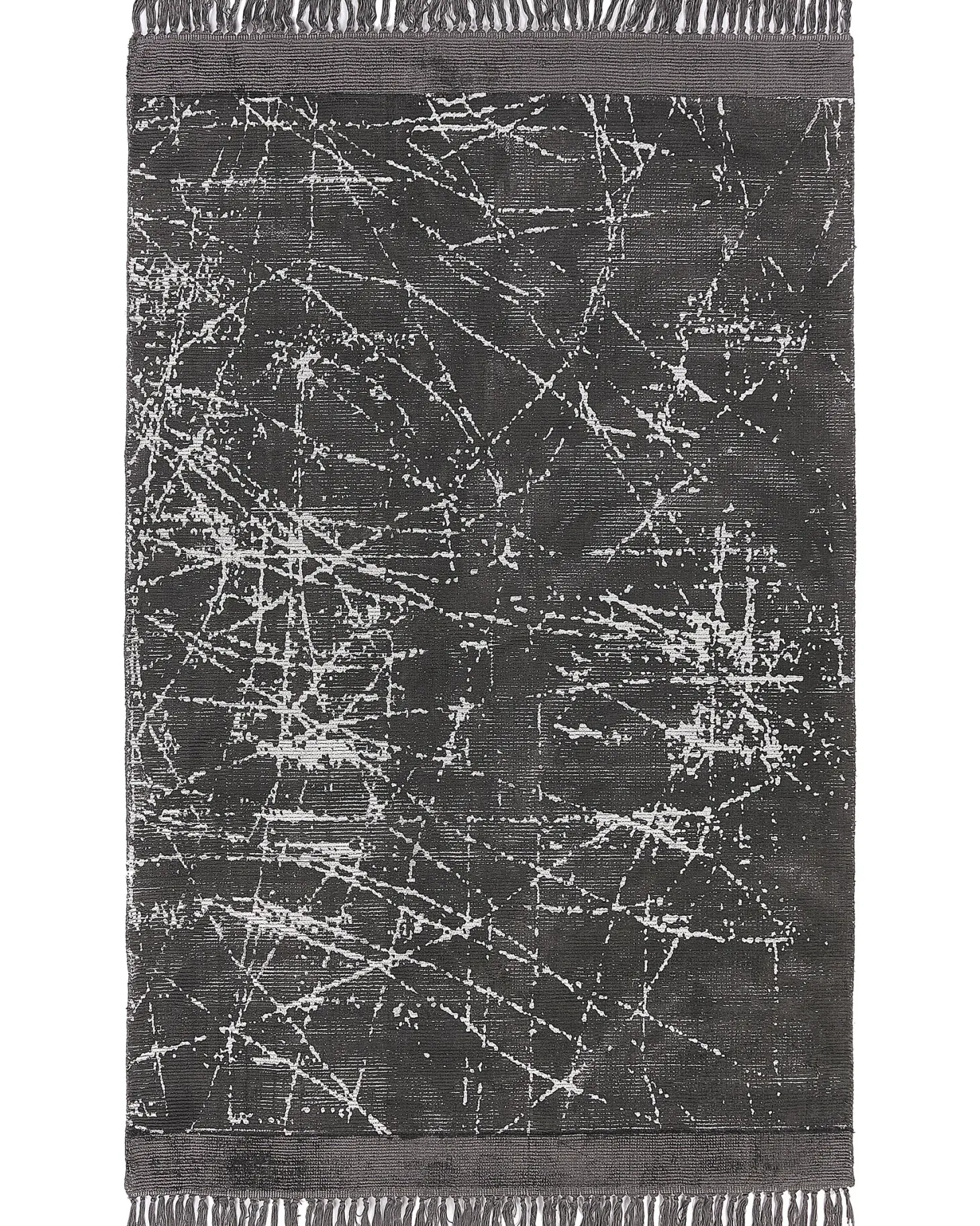 Dywan HANLI Ciemnoszary 160 x 230 cm Wiskoza