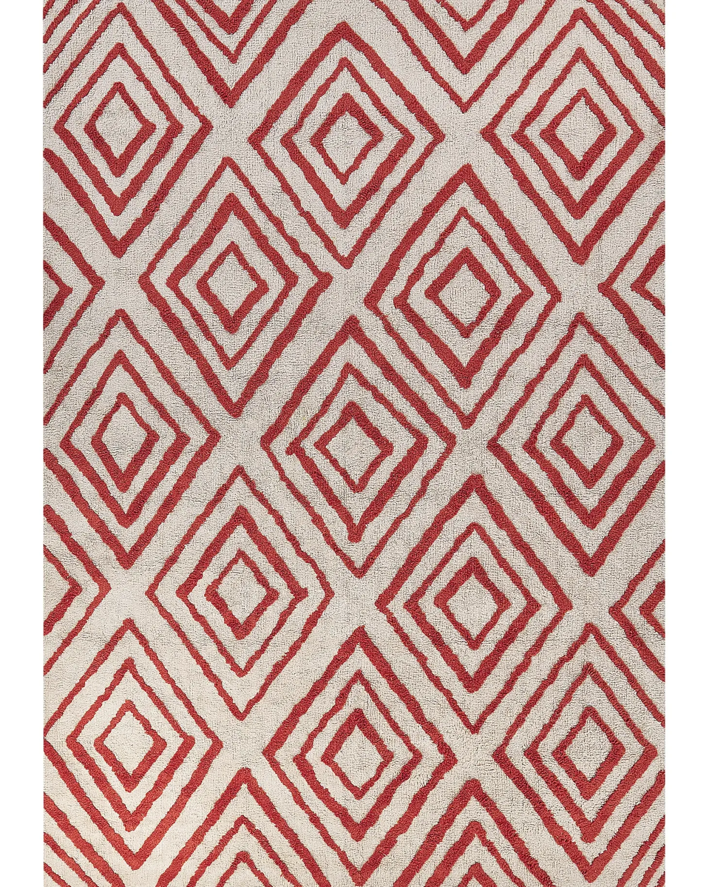 Dywan HASKOY Czerwony 160 x 230 cm Bawełna