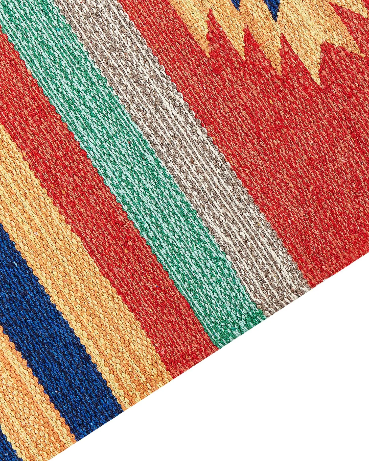 Dywan HATIS Kolorowy 140 x 200 cm Bawełna Kilim