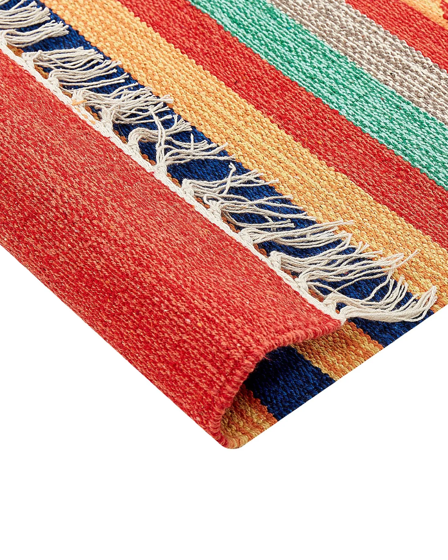 Dywan HATIS Kolorowy 140 x 200 cm Bawełna Kilim