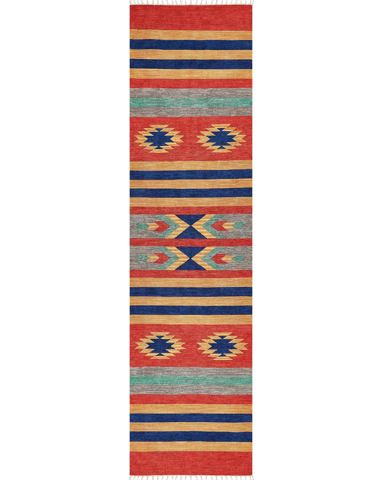 Sale Dywan HATIS Kolorowy Bawełna Kilim Chodniki|Chodniki