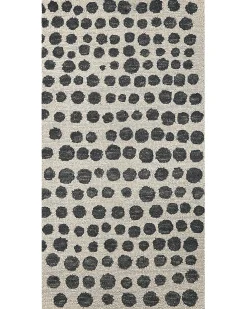 Dywan HAVRAN Czarny/ biały 80 x 150 cm Wełna