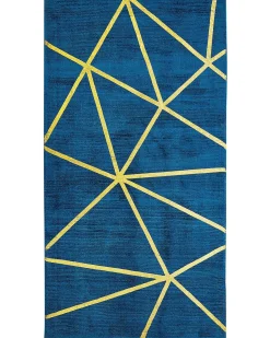 Dywan HAVZA Niebieski 80 x 150 cm Wiskoza