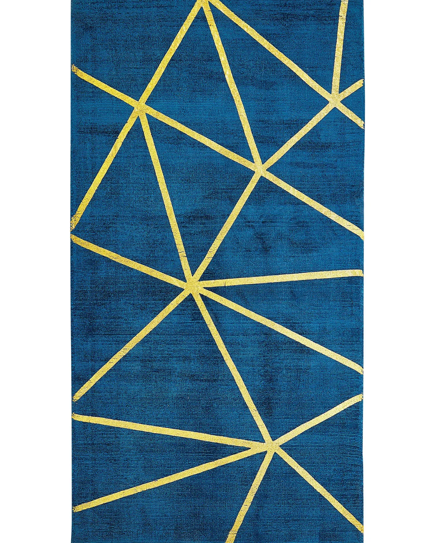 Dywan HAVZA Niebieski 80 x 150 cm Wiskoza