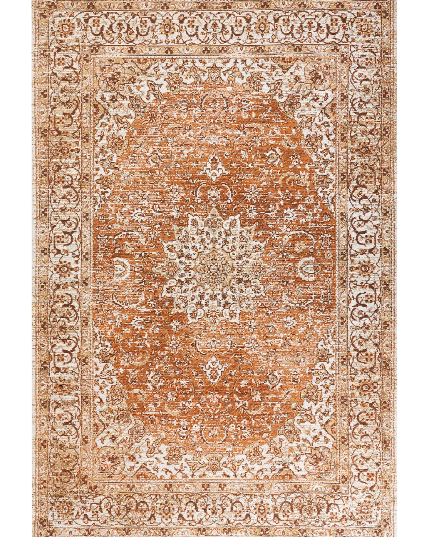 Dywan HAYA Pomarańczowy 200 x 300 cm Bawełna