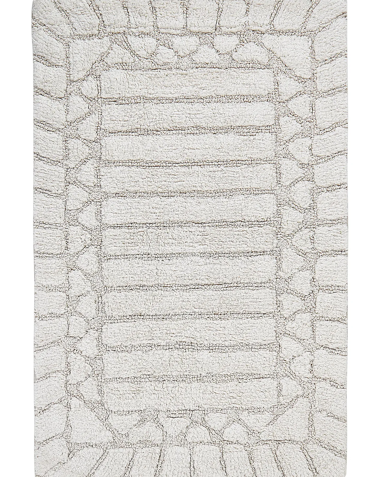 Dywanik łazienkowy TEKKE Jasnobeżowy 60 x 90 cm Bawełna