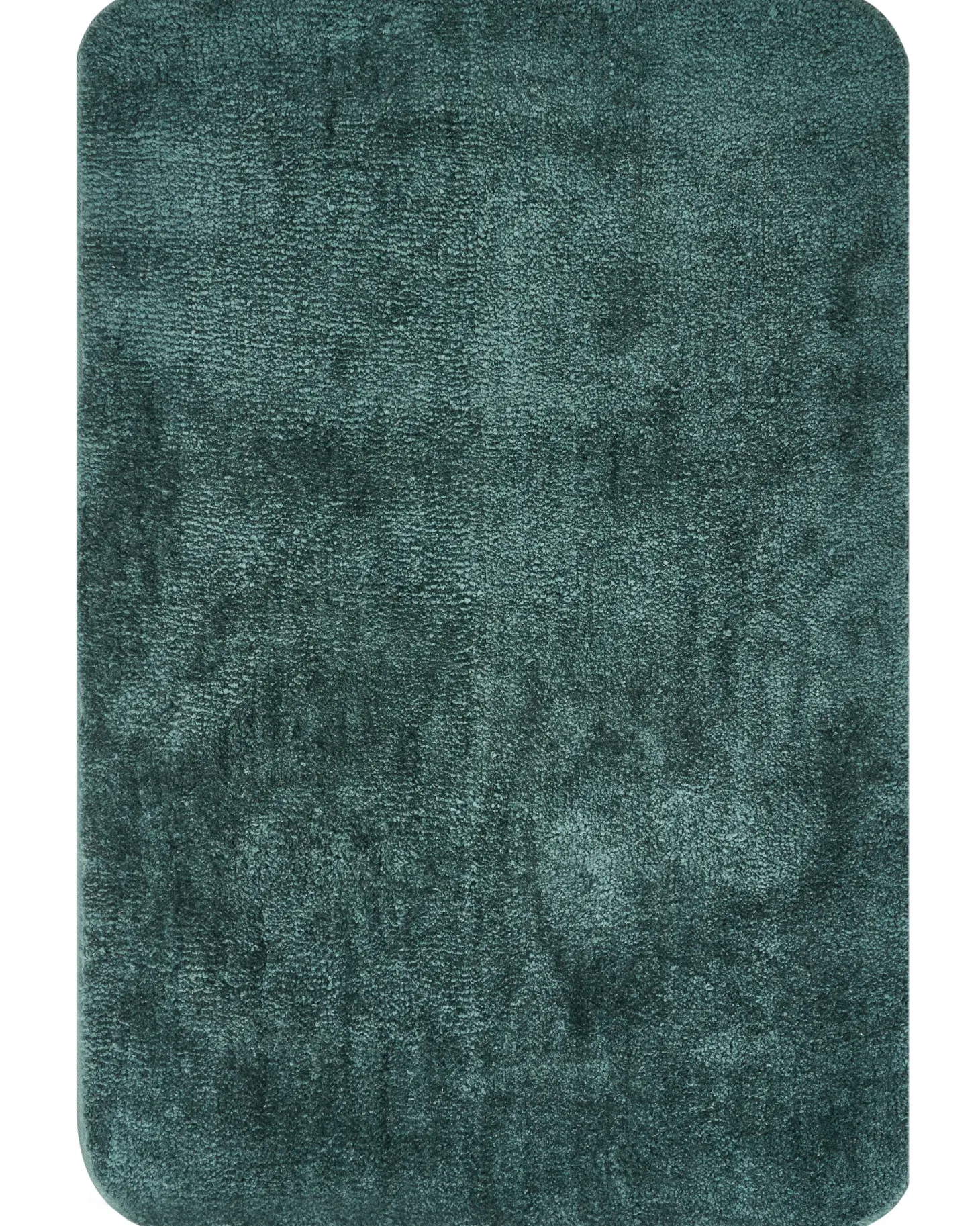 Dywanik łazienkowy URLANA Ciemnozielony 60 x 90 cm Mikrofibra