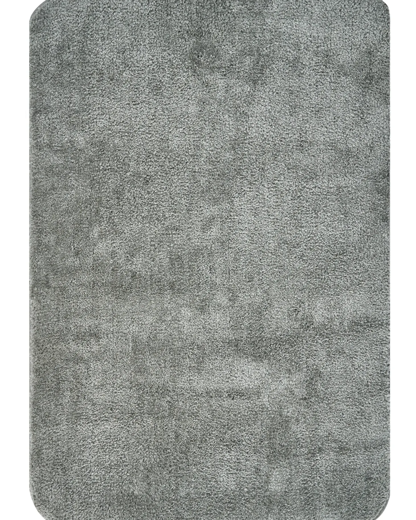Dywanik łazienkowy URLANA Szary 60 x 90 cm Mikrofibra