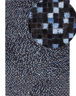 Dywan IKISU Ciemnobrązowy 160 x 230 cm Skóra naturalna