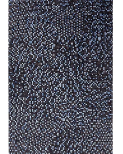 Dywan IKISU Ciemnobrązowy 160 x 230 cm Skóra naturalna