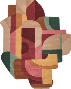 Dywan INDORE Kolorowy 160 x 230 cm Wełna