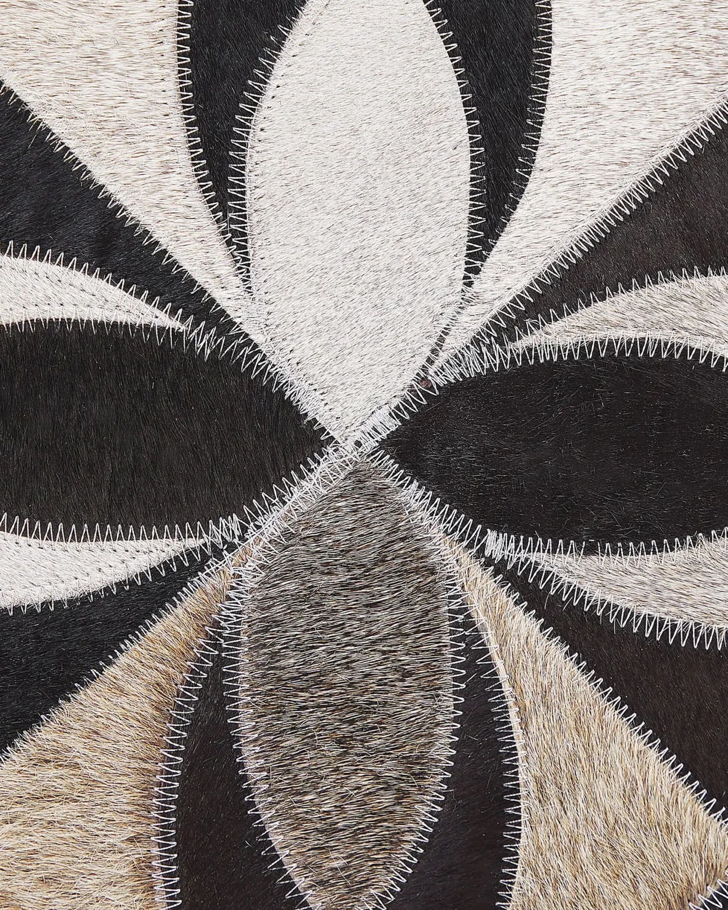 Dywan ISHAN Kolorowy 140 x 200 cm Skóra naturalna