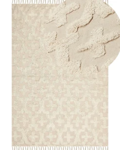 Dywan ITANAGAR Beżowy 160 x 230 cm Bawełna